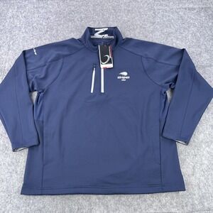 US Open 2021 Jacket Mens 2XL Navy Golf Zero Restriction Z500 1/4 Zip Tour Series